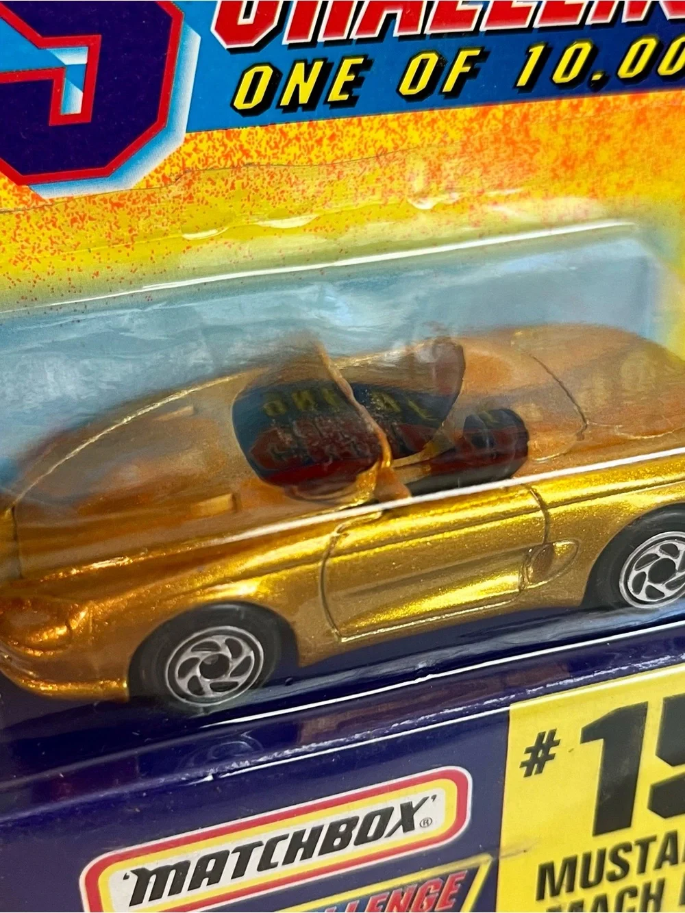 Matchbox Ford Mustang Mach III Gold limited edition 1997